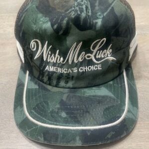 Wish Me Luck Camo Hat
